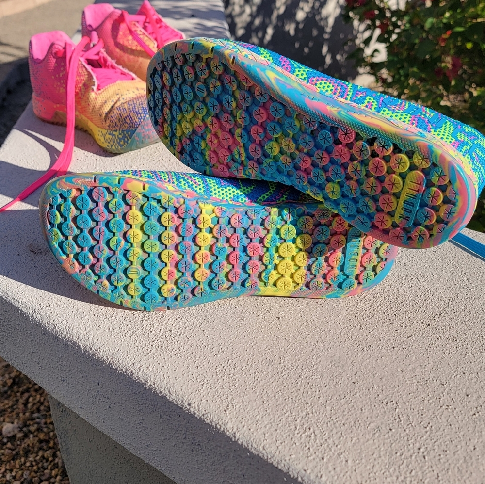 NOBULL EUC Women's Vibrant Swirl Design OG Trainers W8.0 - Picture 4 of 9